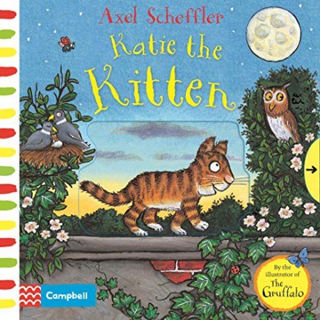 Katie the Kitten: A Push, Pull, Slide Book Axel Scheffler Campbell Range [KSIĄŻKA]
