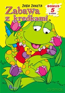 Zabawa Z Kredkami Żaba Żaneta [KSIĄŻKA]