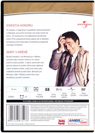 Columbo 34: Kwestia honoru [DVD]