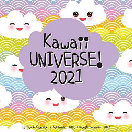Kawaii Universe! 2021: 16-Month Calendar - September 2020 through December 2021 - Editors of Rock Point [KSIĄŻKA]