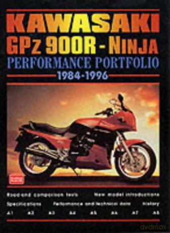 Kawasaki GPZ 900R Ninja Performance Portfolio 1984-1996 Brooklands Books Road Test Series - R.M. Clarke [KSIĄŻKA]