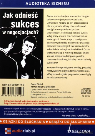 Komunikacja W Sprzedaży (ecopack) [AUDIOBOOK] [CD]