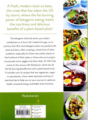 Ketotarian: The Mostly Plant-based Plan to Burn Fat, Boost Energy, Crush Cravings and Calm Inflammation - Dr Will Cole [KSIĄŻKA]