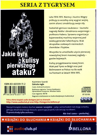 Zatruta Mgła Książki Do Słuchania - Kazimierz Szarski (ecopack) [AUDIOBOOK] [CD]