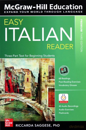 Easy Italian Reader, Premium Third Edition (Easy Reader) - Riccarda Saggese [KSIĄŻKA]