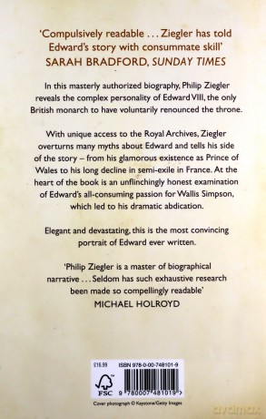 King Edward VIII - Philip Ziegler [KSIĄŻKA]