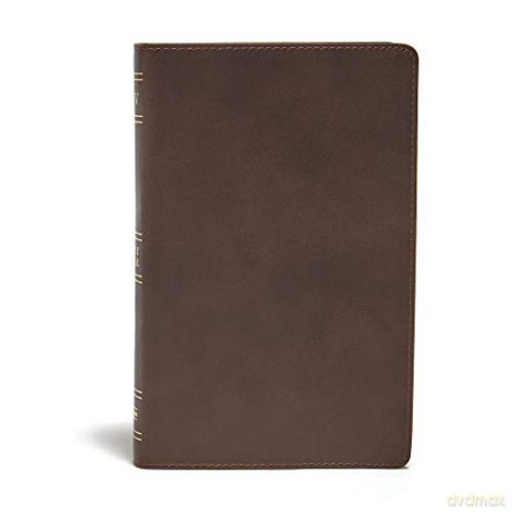KJV Ultrathin Reference Bible, Brown Genuine Leather, Indexed [KSIĄŻKA]