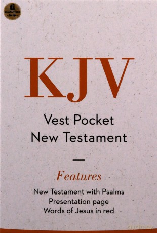 KJV Vest Pocket NT Psalms LeatherflexBlack: Holy Bible, King James Version [KSIĄŻKA]