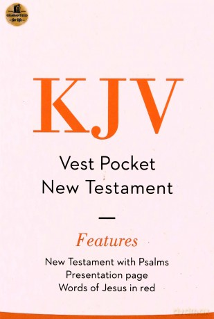 KJV Vest Pocket NT Psalms LeatherflexBlack: Holy Bible, King James Version [KSIĄŻKA]
