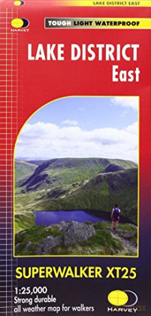 Lake District East XT25 Superwalker XT25 - Harvey Map Services Ltd [KSIĄŻKA]