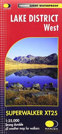 Lake District West XT25 Superwalker - Harvey Map Services Ltd [KSIĄŻKA]