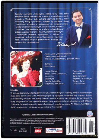 Bogusław Kaczyński Przedstawia: Operetki 01 - Wesoła wdówka [DVD]