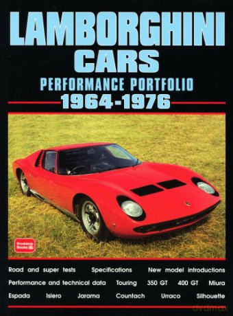 Lamborghini Cars Performance Portfolio 1964-1976 Brooklands Books Road Test Series - R.M. Clarke [KSIĄŻKA]