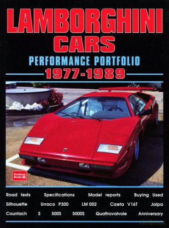 Lamborghini Cars Performance Portfolio 1977-1989 Brooklands Books Road Test Series - R.M. Clarke [KSIĄŻKA]