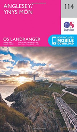 Landranger 114 Anglesey OS Landranger Map - Ordnance Survey [KSIĄŻKA]