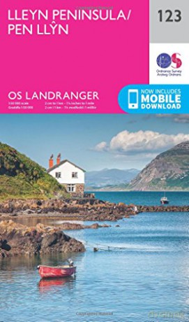 Landranger 123 Lleyn Peninsula OS Landranger Map - Ordnance Survey [KSIĄŻKA]