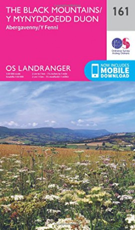 Landranger 161 The Black Mountains OS Landranger Map - Ordnance Survey [KSIĄŻKA]
