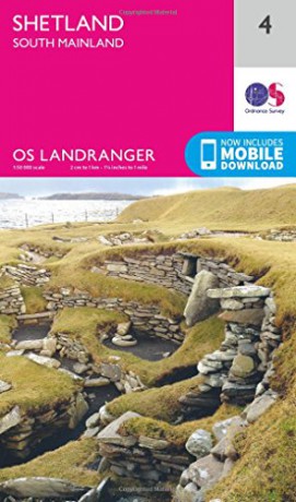 Landranger 4 Shetland South Mainland OS Landranger Map - Ordnance Survey [KSIĄŻKA]