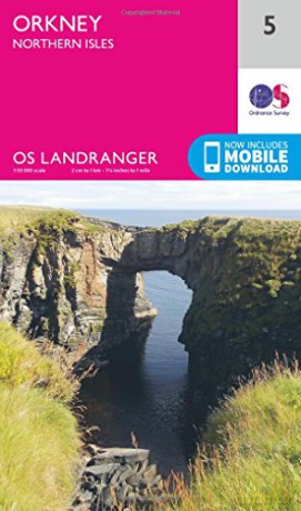 Landranger 5 Orkney Northern Isles OS Landranger Map - Ordnance Survey [KSIĄŻKA]