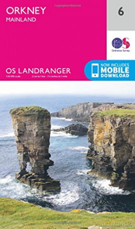Landranger 6 Orkney Mainland OS Landranger Map - Ordnance Survey [KSIĄŻKA]