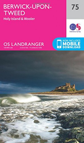 Landranger 75 Berwick-upon-Tweed OS Landranger Map - Ordnance Survey [KSIĄŻKA]