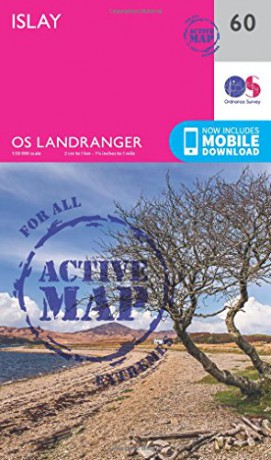 Landranger Active 60 Islay OS Landranger Active Map - Ordnance Survey [KSIĄŻKA]