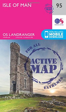 Landranger Active 95 Isle of Man OS Landranger Active Map - Ordnance Survey [KSIĄŻKA]