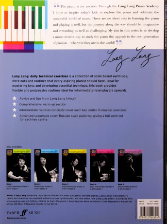 Lang Lang Daily Technical Exercises Lang Lang Piano Academy - Lang Lang [KSIĄŻKA]
