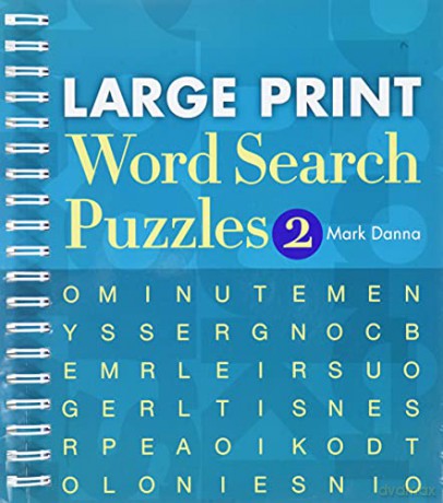 Large Print Word Search Puzzles 2 - Mark Danna [KSIĄŻKA]