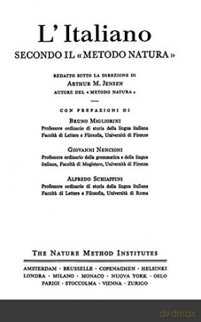 L'italiano secondo il metodo natura - Arthur M. Jensen [KSIĄŻKA]
