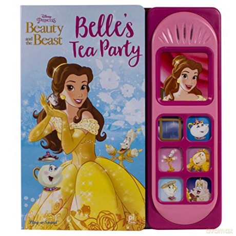 Little Sound Book - Belle's Tea Party Disney Princess Little Sound B - Disney [KSIĄŻKA]