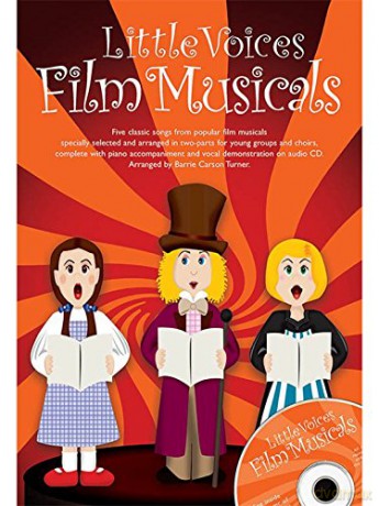 Little Voices - Film Musicals. Sheet Music, CD for 2-Part Choir, Piano Accompaniment, Choral [KSIĄŻKA]