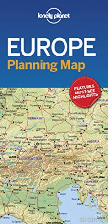 Lonely Planet Europe Planning Map - Lonely Planet [KSIĄŻKA]