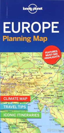 Lonely Planet Europe Planning Map - Lonely Planet [KSIĄŻKA]
