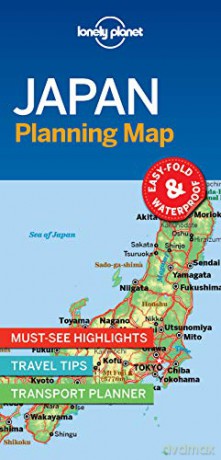 Lonely Planet Japan Planning Map - Lonely Planet [KSIĄŻKA]