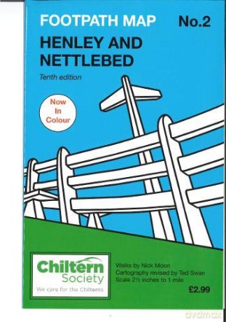 Map 2 Footpath Map 2. Henley and Nettlebed: Tenth Edition - In Colour Chiltern Society Footpaths - Nick Moon [KSIĄŻKA]