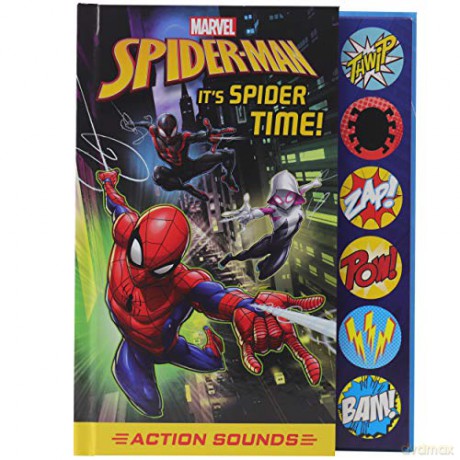 Marvel Spider-Man: It's Spider Time!: Action Sounds Play-A-Sound - Pi Kids [KSIĄŻKA]