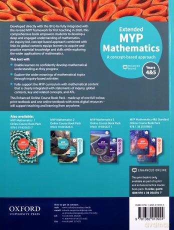 MYP Mathematics 4&5 Extended Print and Enhanced Online Book Pack - Rose Harrison [KSIĄŻKA]