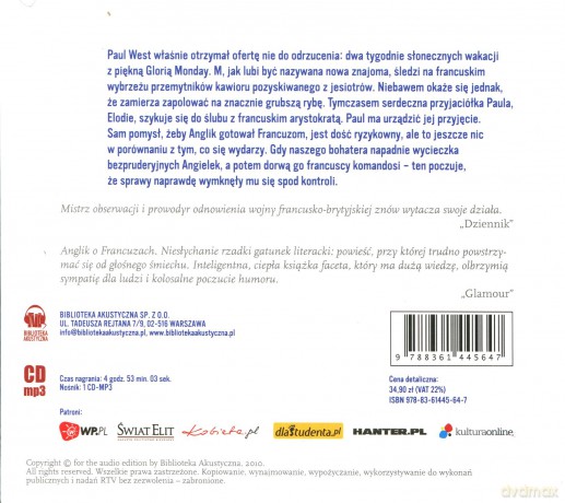 M Jak Merde - Stephen Clarke (digipack) [AUDIOBOOK] [CD-MP3]