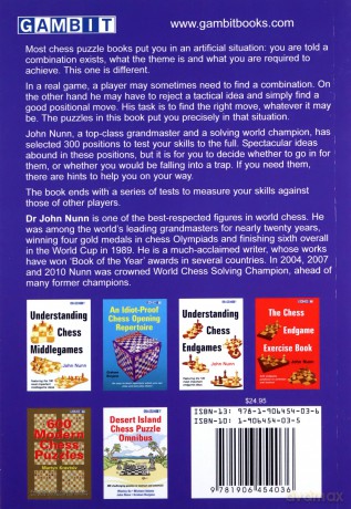 New Enlarged Edition John Nunn's Chess Puzzle Book - John Nunn [KSIĄŻKA]