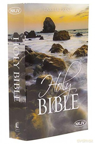 NKJV Holy Bible, Larger Print: Holy Bible, New King James Version - Thomas Nelson [KSIĄŻKA]