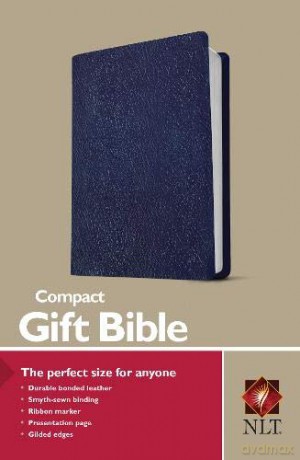 NLT Compact Gift Bible, Navy - Tyndale [KSIĄŻKA]