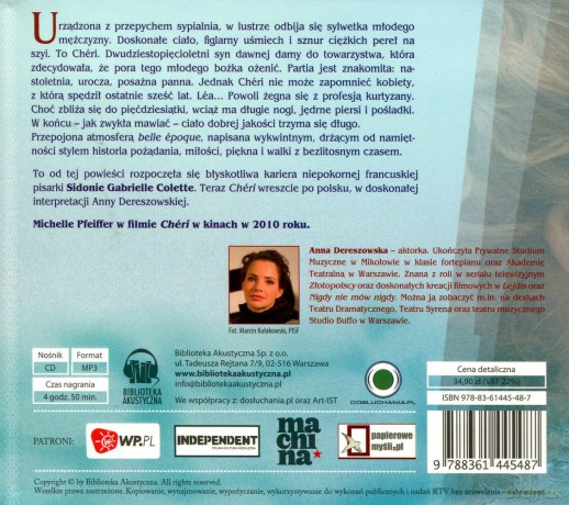 Cheri - Colette Sidonie Gabrielle [AUDIOBOOK] (digipack) [CD-MP3]