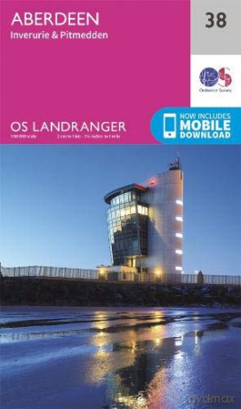 Ordnance Survey Landranger 38 Aberdeen OS Landranger - Ordnance Survey [KSIĄŻKA]