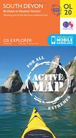 OS Explorer ACTIVE OL20 South Devon, Brixham to Newton Ferrers OS Explorer Map - Ordnance Survey [KSIĄŻKA]