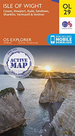 OS Explorer Active OL29 Isle of Wight OS Explorer Active - Ordnance Survey [KSIĄŻKA]