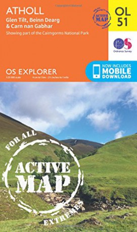OS Explorer ACTIVE OL51 Atholl OS Explorer Map Active - Ordnance Survey [KSIĄŻKA]