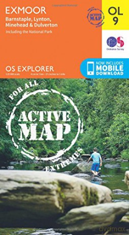 OS Explorer ACTIVE OL9 Exmoor OS Explorer Map Active - Ordnance Survey [KSIĄŻKA]