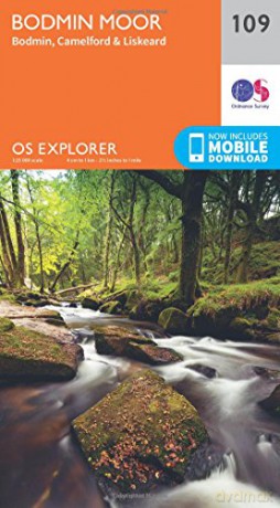OS Explorer Map 109 Bodmin Moor - Ordnance Survey [KSIĄŻKA]