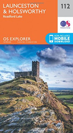 OS Explorer Map 112 Launceston and Holsworthy - Ordnance Survey [KSIĄŻKA]